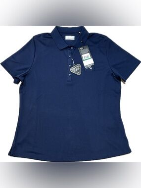 Callaway Women's Navy Short Sleeve Performance Polo